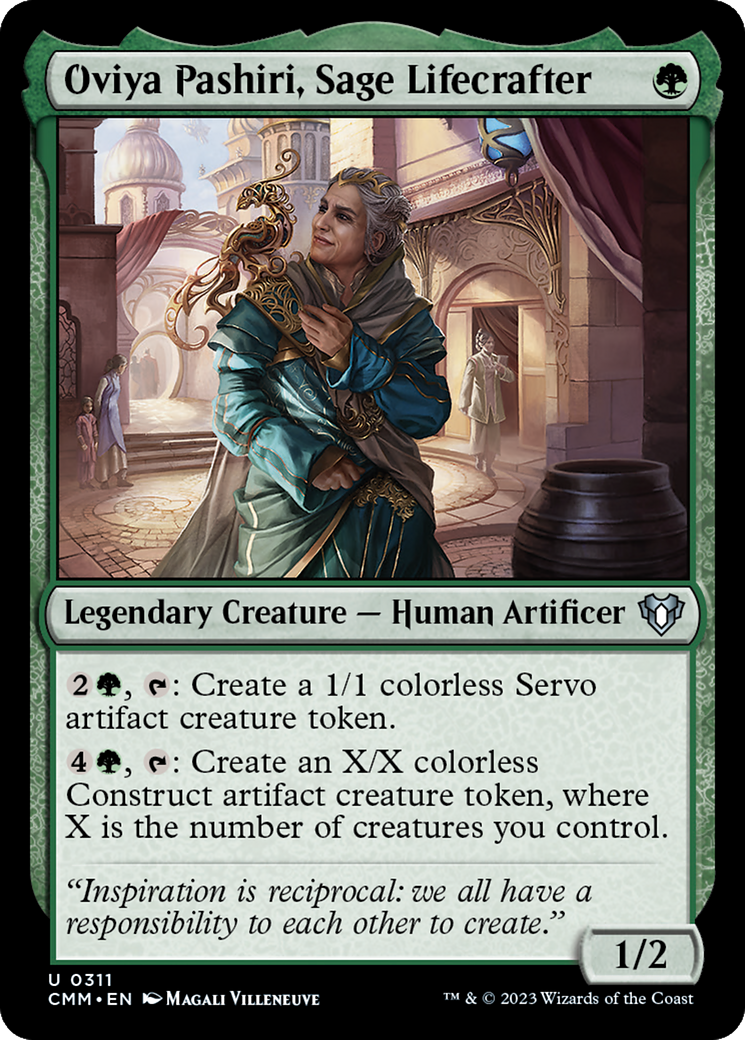 Oviya Pashiri, Sage Lifecrafter [Commander Masters] | The CG Realm