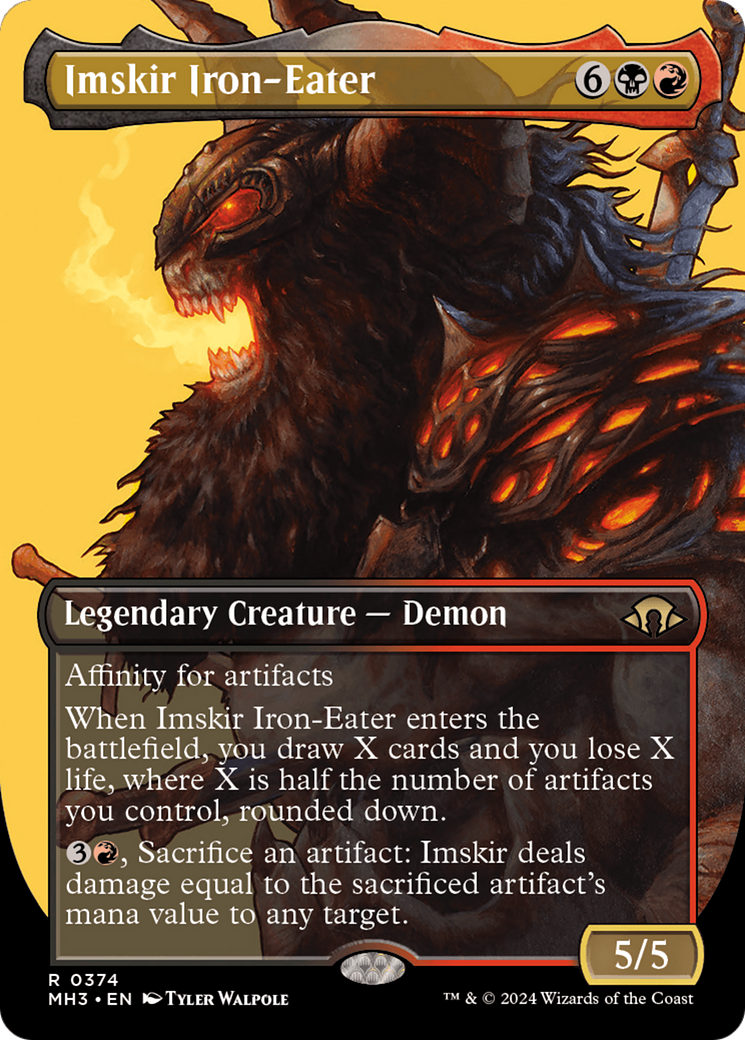 Imskir Iron-Eater (Borderless) [Modern Horizons 3] | The CG Realm