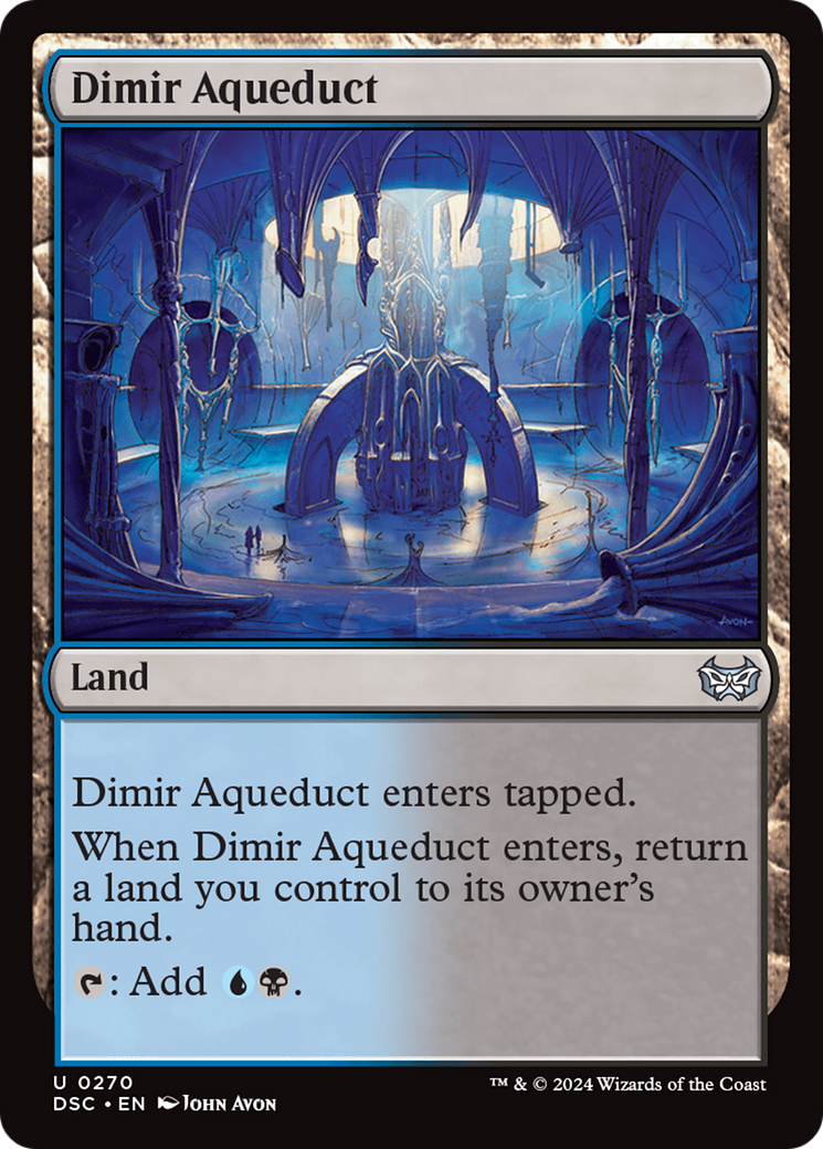 Dimir Aqueduct [Duskmourn: House of Horror Commander] | The CG Realm