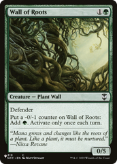 Wall of Roots [The List Reprints] | The CG Realm