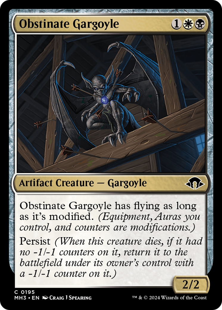 Obstinate Gargoyle [Modern Horizons 3] | The CG Realm