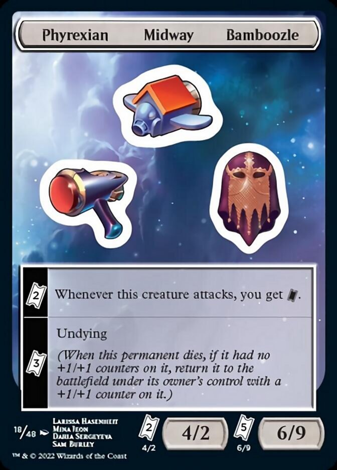 Phyrexian Midway Bamboozle [Unfinity Stickers] | The CG Realm