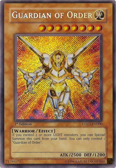 Guardian of Order [LODT-EN000] Secret Rare | The CG Realm