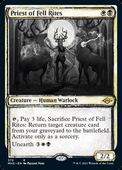 Priest of Fell Rites (Sketch) [Modern Horizons 2] | The CG Realm