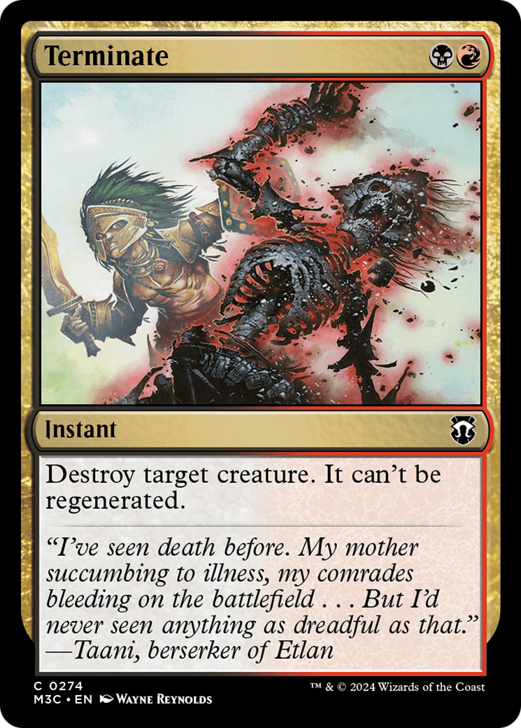 Terminate [Modern Horizons 3 Commander] | The CG Realm