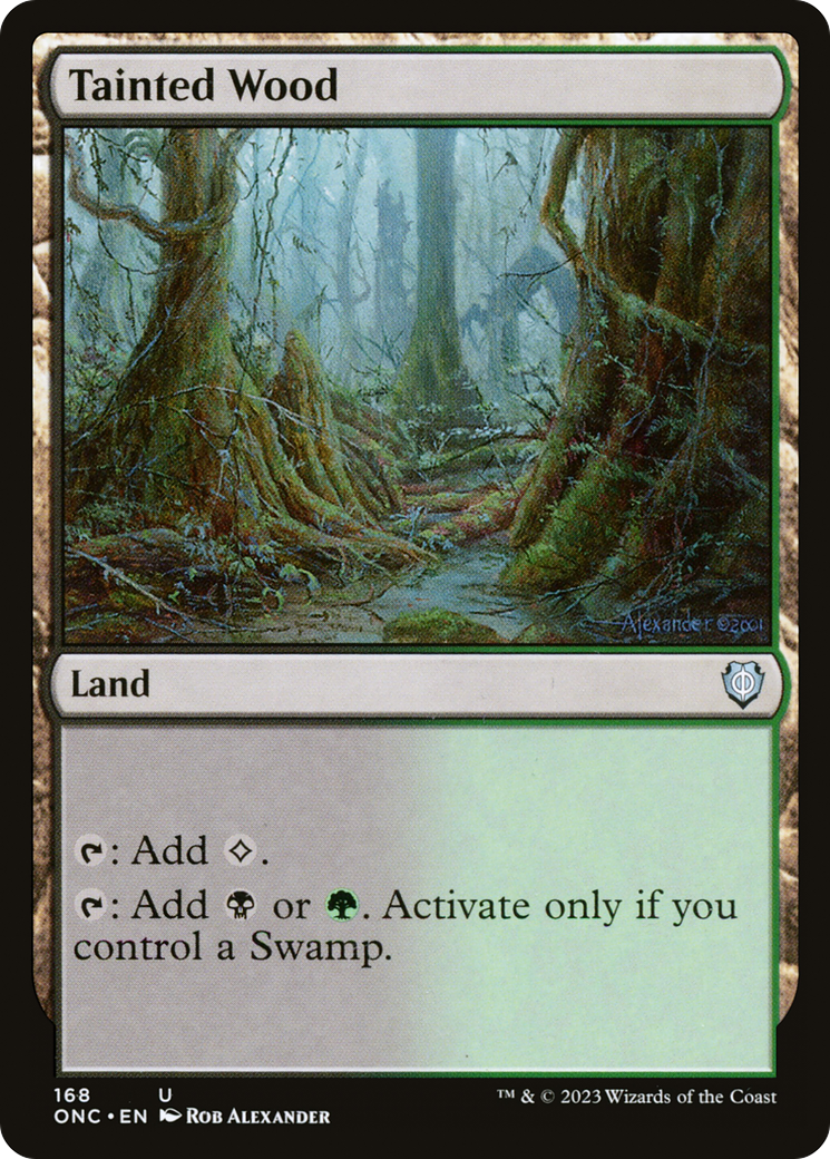 Tainted Wood [Phyrexia: All Will Be One Commander] | The CG Realm