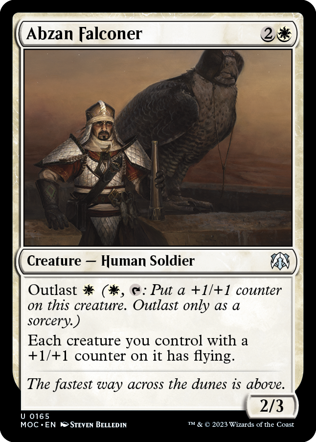 Abzan Falconer [March of the Machine Commander] | The CG Realm