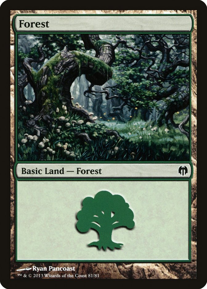 Forest (81) [Duel Decks: Heroes vs. Monsters] | The CG Realm