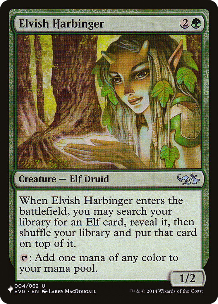 Elvish Harbinger [The List Reprints] | The CG Realm