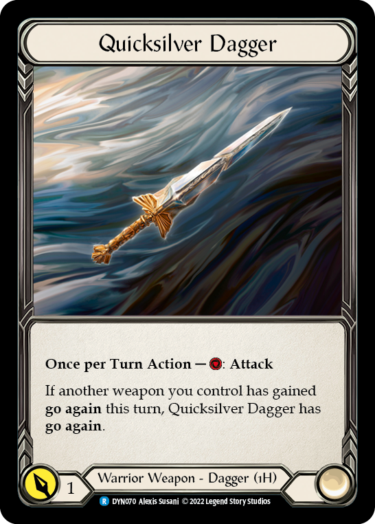 Quicksilver Dagger [DYN070] (Dynasty)  Rainbow Foil | The CG Realm