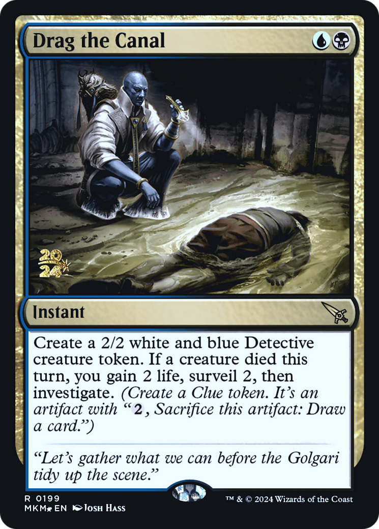 Drag the Canal [Murders at Karlov Manor Prerelease Promos] | The CG Realm