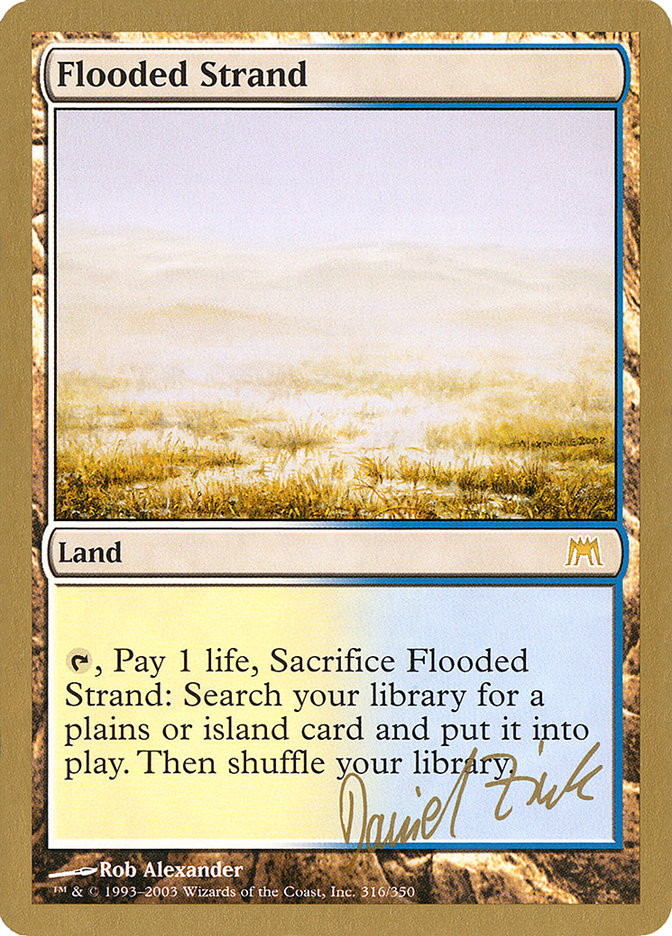 Flooded Strand (Daniel Zink) [World Championship Decks 2003] | The CG Realm