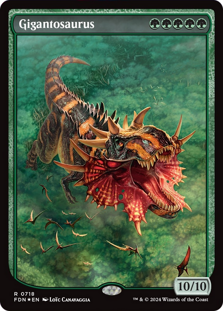 Gigantosaurus (Full Art) [Foundations] | The CG Realm