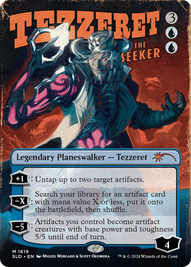 Tezzeret the Seeker (1619) [Secret Lair Drop Series] | The CG Realm