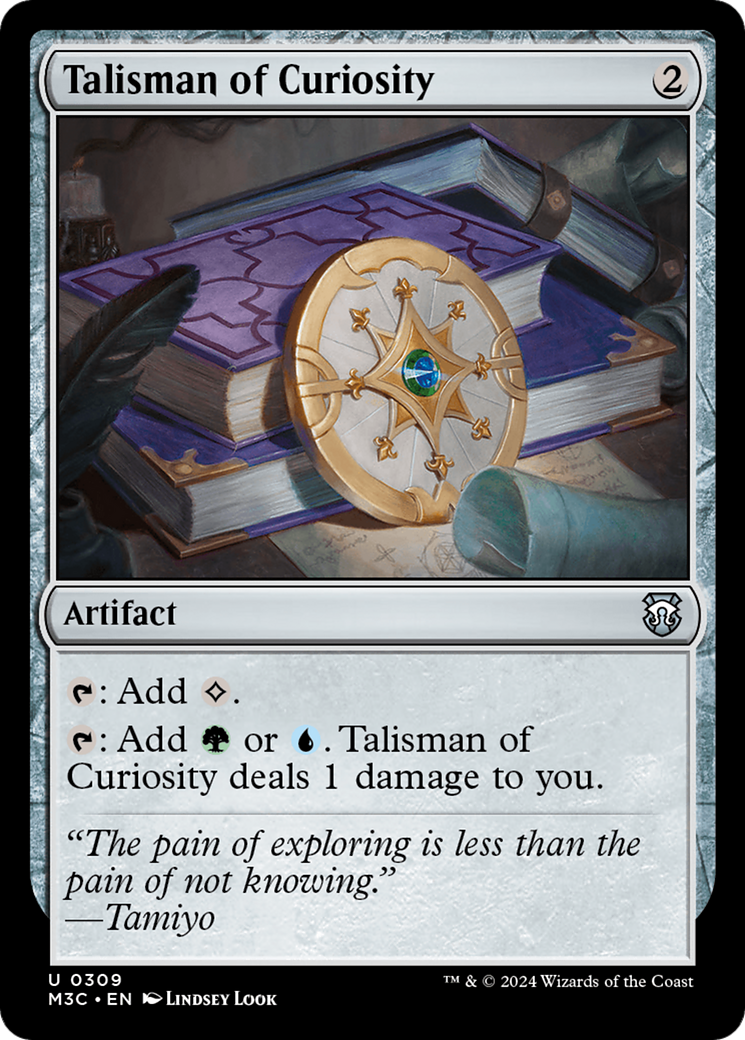 Talisman of Curiosity (Ripple Foil) [Modern Horizons 3 Commander] | The CG Realm