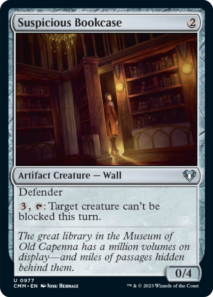 Suspicious Bookcase [Commander Masters] | The CG Realm