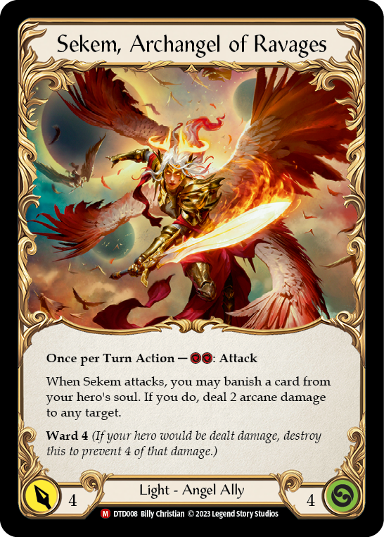 Figment of Ravages // Sekem, Archangel of Ravages [DTD008] (Dusk Till Dawn) | The CG Realm