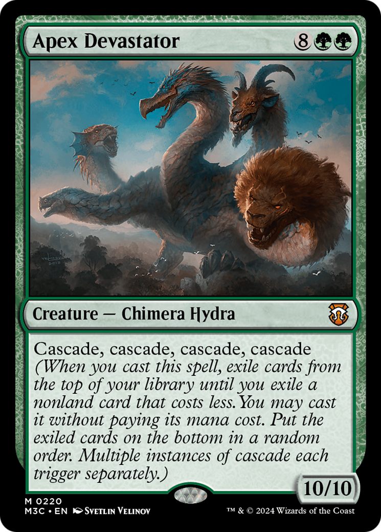 Apex Devastator (Ripple Foil) [Modern Horizons 3 Commander] | The CG Realm