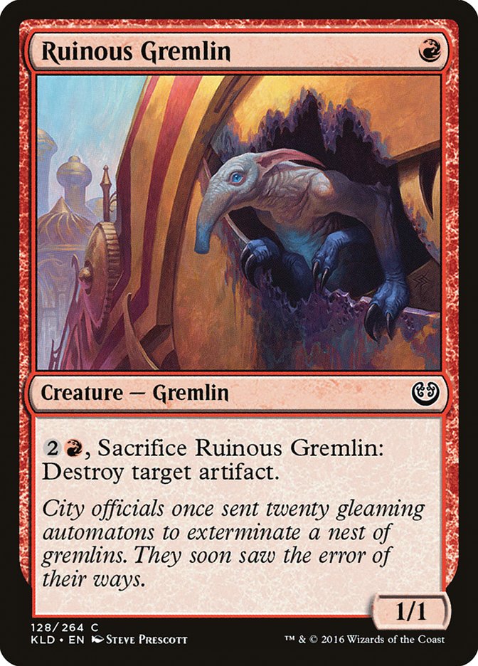 Ruinous Gremlin [Kaladesh] | The CG Realm