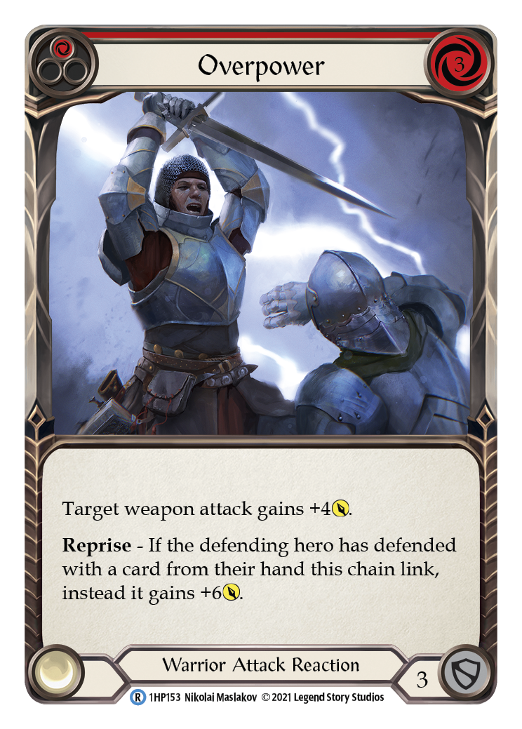 Overpower (Red) [1HP153] (History Pack 1) | The CG Realm