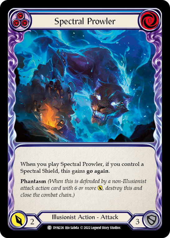 Spectral Prowler (Blue) [DYN226] (Dynasty) | The CG Realm