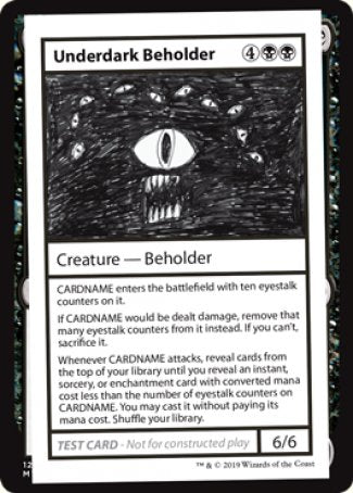 Underdark Beholder (2021 Edition) [Mystery Booster Playtest Cards] | The CG Realm