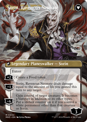 Sorin of House Markov // Sorin, Ravenous Neonate (Borderless) [Modern Horizons 3] | The CG Realm