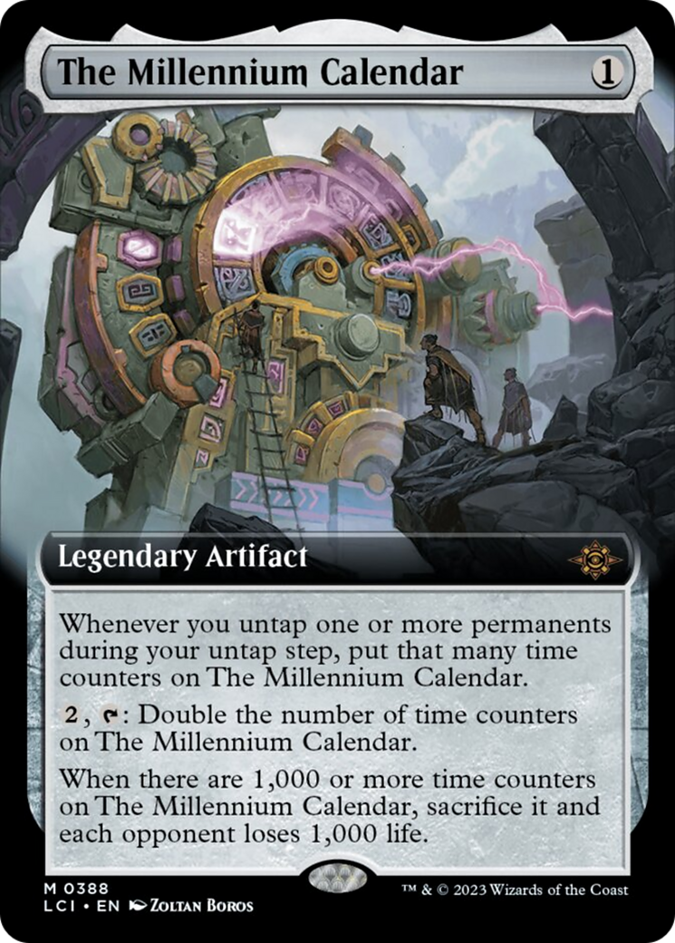 The Millennium Calendar (Extended Art) [The Lost Caverns of Ixalan] | The CG Realm