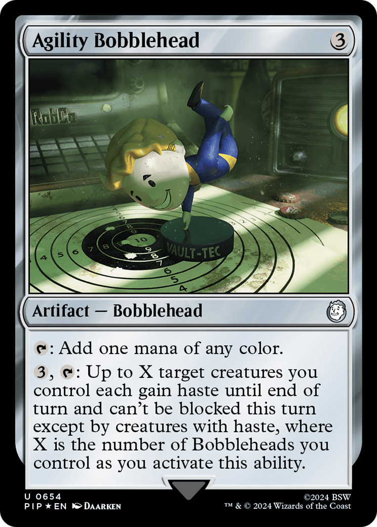 Agility Bobblehead (Surge Foil) [Fallout] | The CG Realm