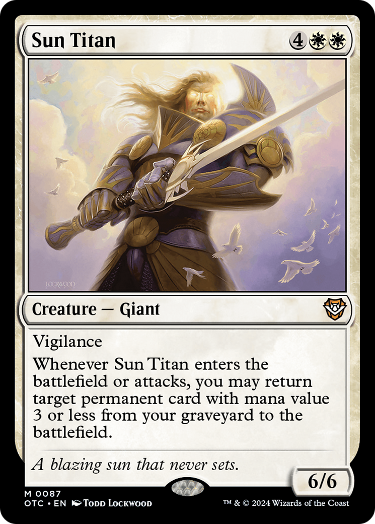 Sun Titan [Outlaws of Thunder Junction Commander] | The CG Realm