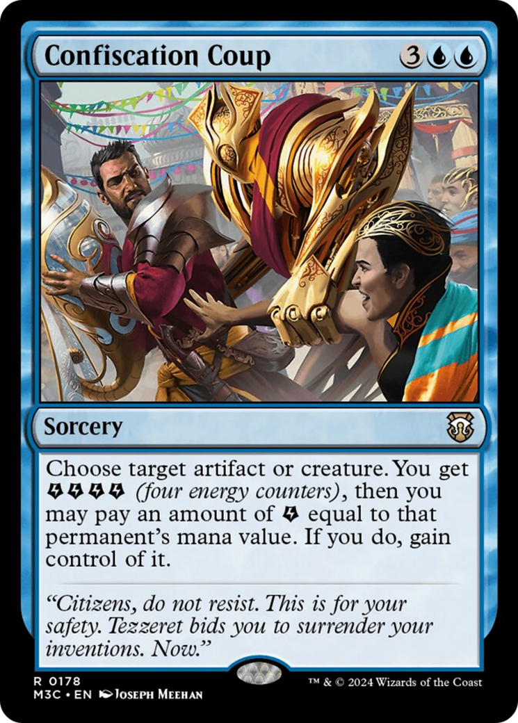 Confiscation Coup (Ripple Foil) [Modern Horizons 3 Commander] | The CG Realm