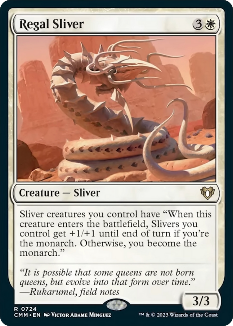 Regal Sliver [Commander Masters] | The CG Realm