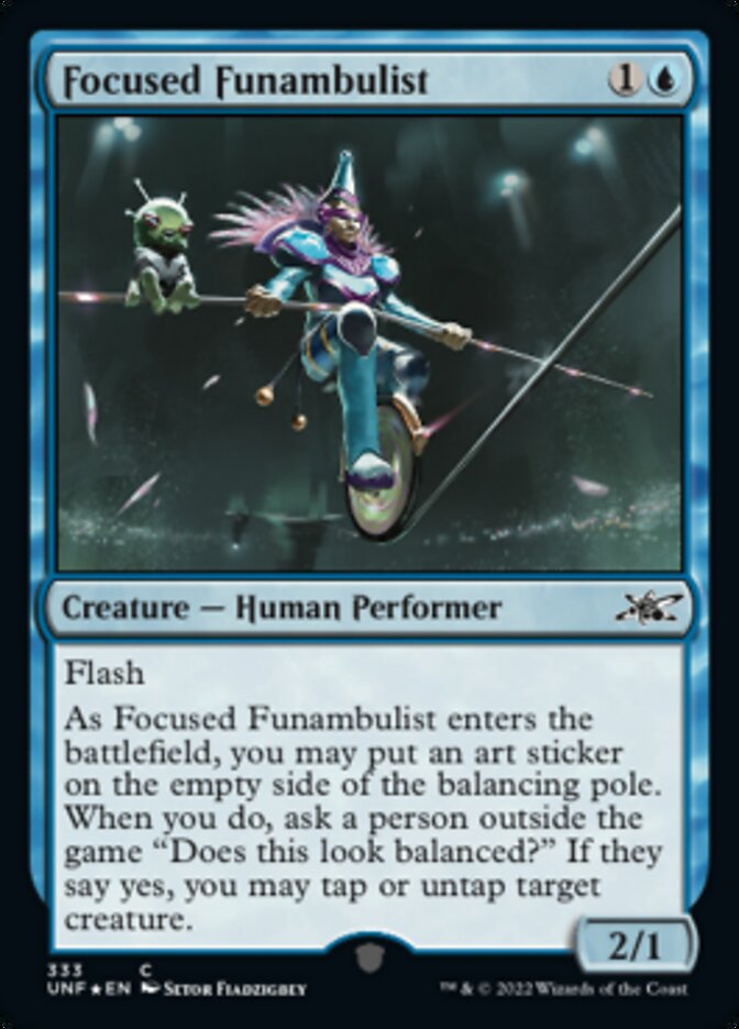 Focused Funambulist (Galaxy Foil) [Unfinity] | The CG Realm