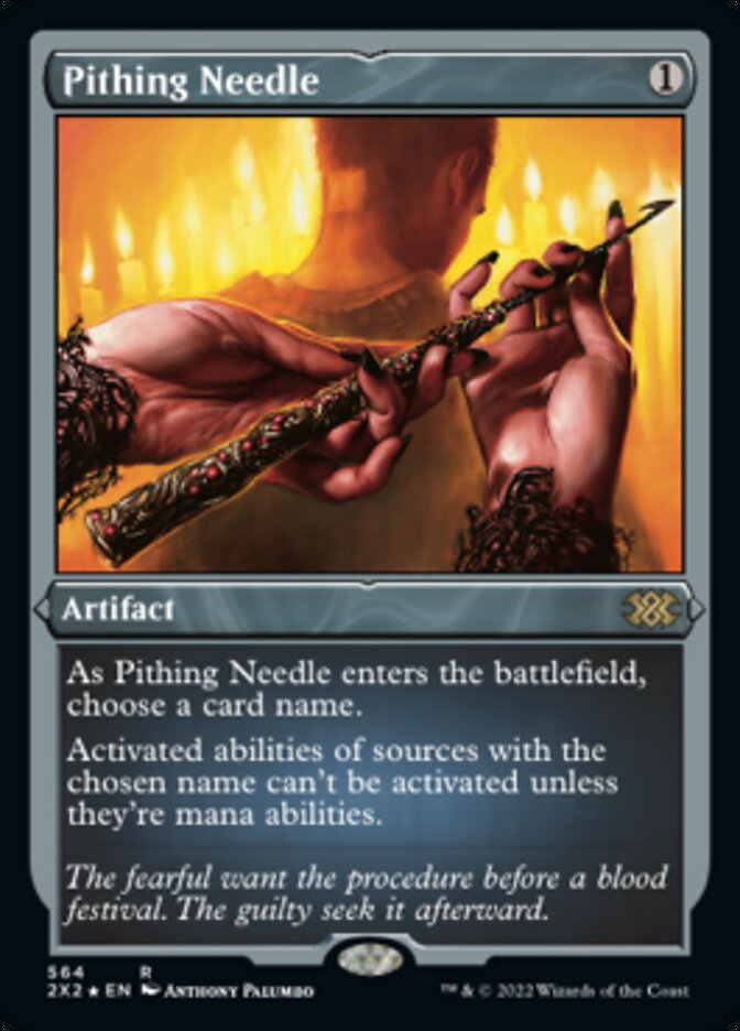 Pithing Needle (Foil Etched) [Double Masters 2022] | The CG Realm