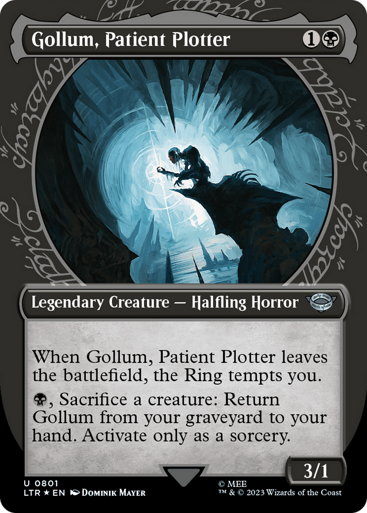 Gollum, Patient Plotter (Showcase) (Surge Foil) [The Lord of the Rings: Tales of Middle-Earth] | The CG Realm