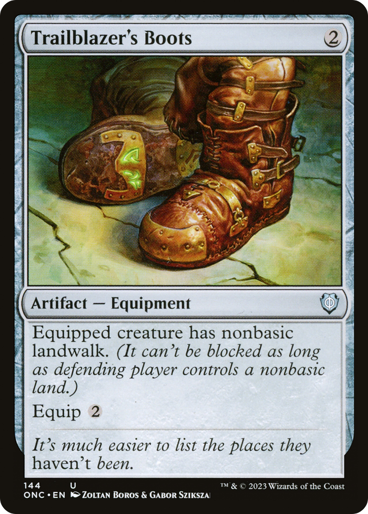 Trailblazer's Boots [Phyrexia: All Will Be One Commander] | The CG Realm