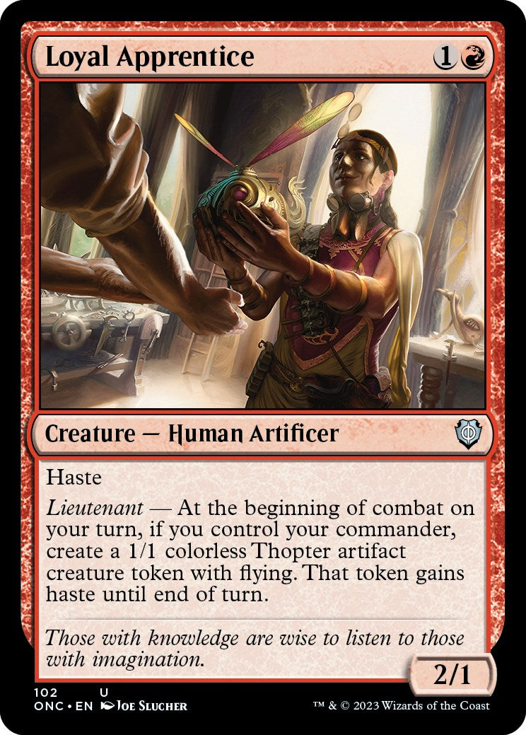 Loyal Apprentice [Phyrexia: All Will Be One Commander] | The CG Realm