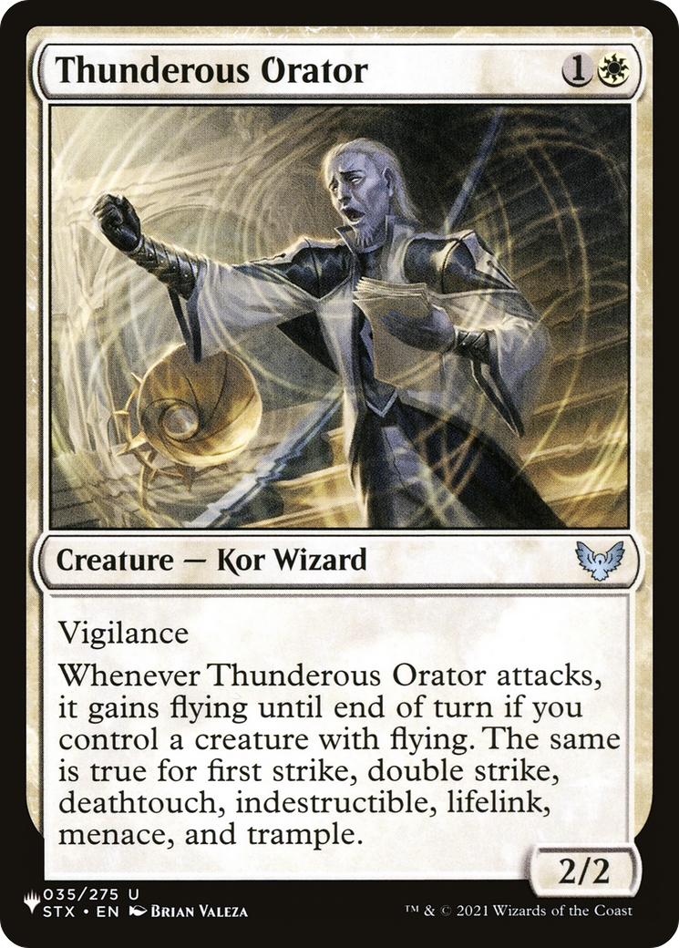 Thunderous Orator [The List Reprints] | The CG Realm