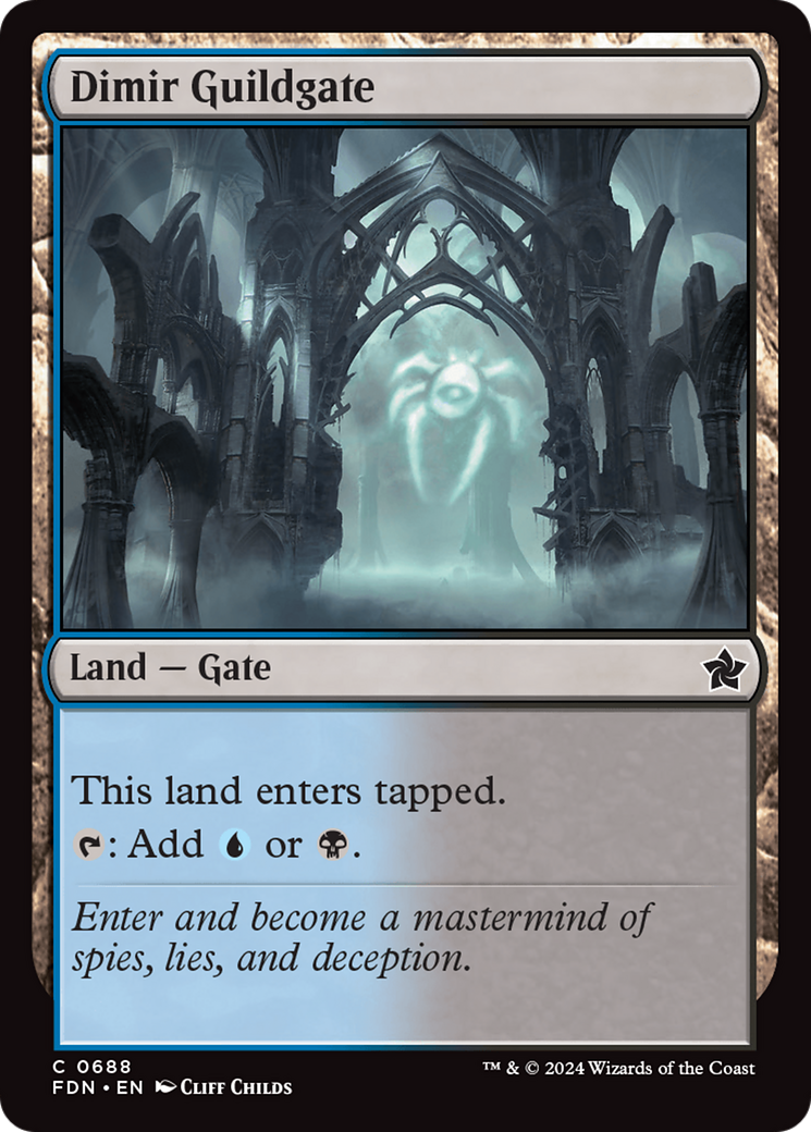 Dimir Guildgate [Foundations] | The CG Realm