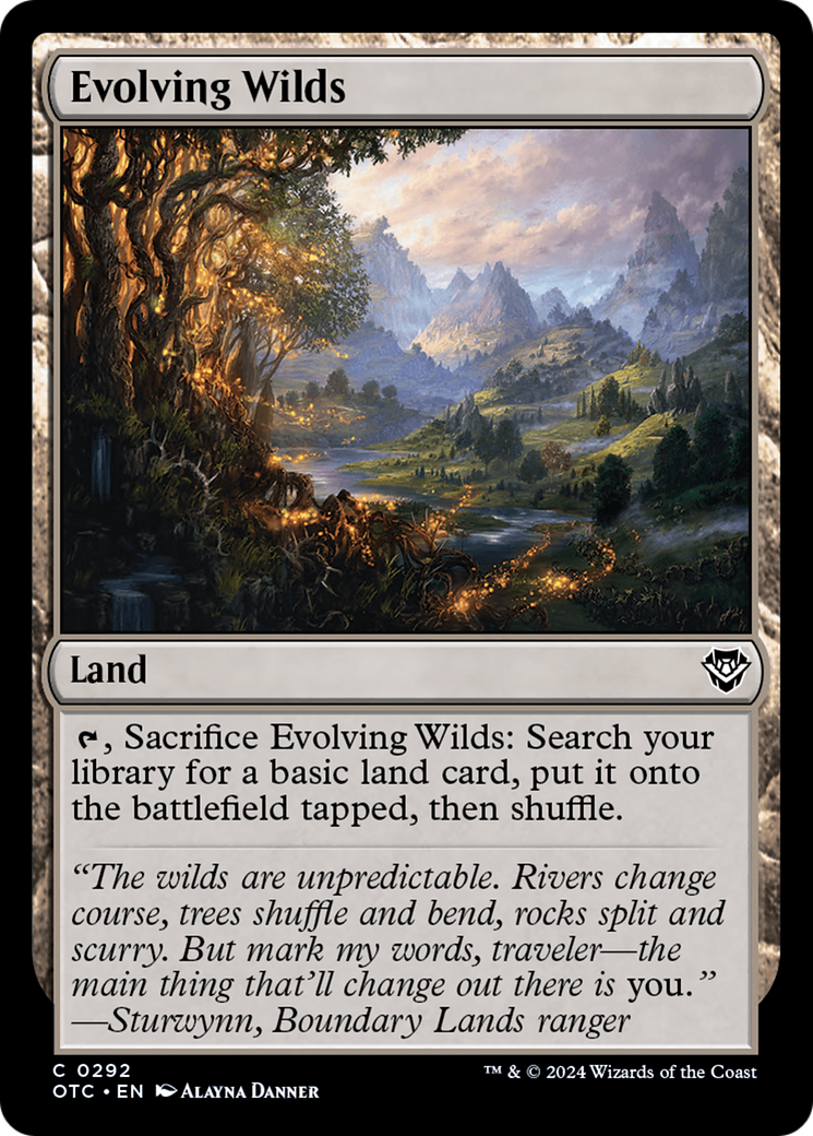 Evolving Wilds [Outlaws of Thunder Junction Commander] | The CG Realm