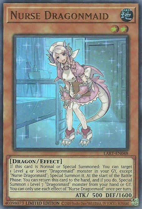 Nurse Dragonmaid [LART-EN048] Ultra Rare | The CG Realm