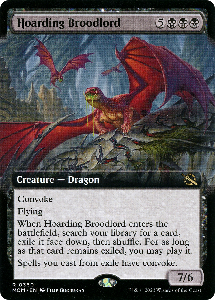 Hoarding Broodlord (Extended Art) [March of the Machine] | The CG Realm