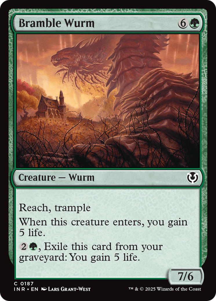 Bramble Wurm [Innistrad Remastered] | The CG Realm