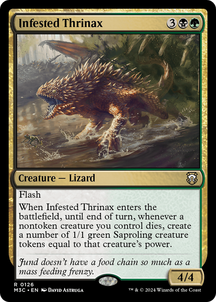 Infested Thrinax [Modern Horizons 3 Commander] | The CG Realm