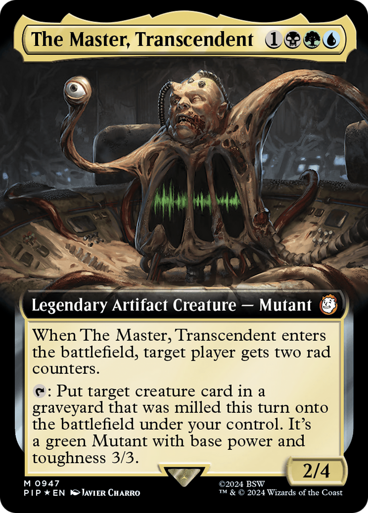 The Master, Transcendent (Extended Art) (Surge Foil) [Fallout] | The CG Realm