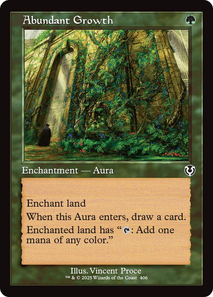 Abundant Growth (Retro Frame) [Innistrad Remastered] | The CG Realm