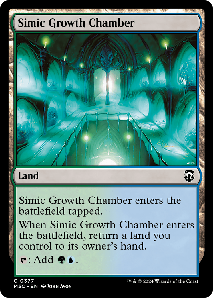 Simic Growth Chamber (Ripple Foil) [Modern Horizons 3 Commander] | The CG Realm