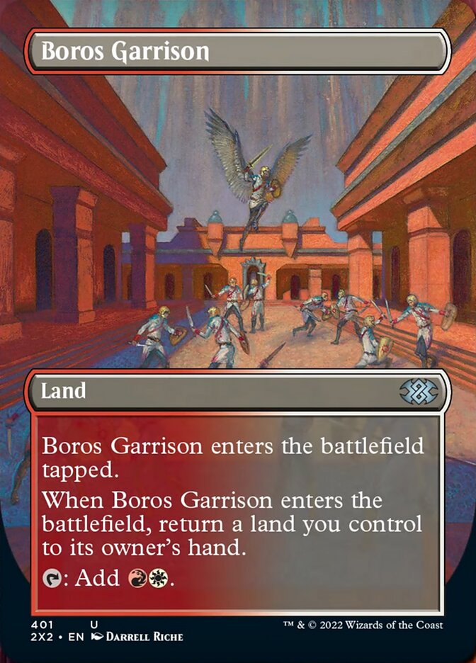 Boros Garrison (Borderless Alternate Art) [Double Masters 2022] | The CG Realm