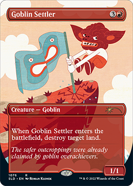 Goblin Settler (Borderless) [Secret Lair Drop Series] | The CG Realm