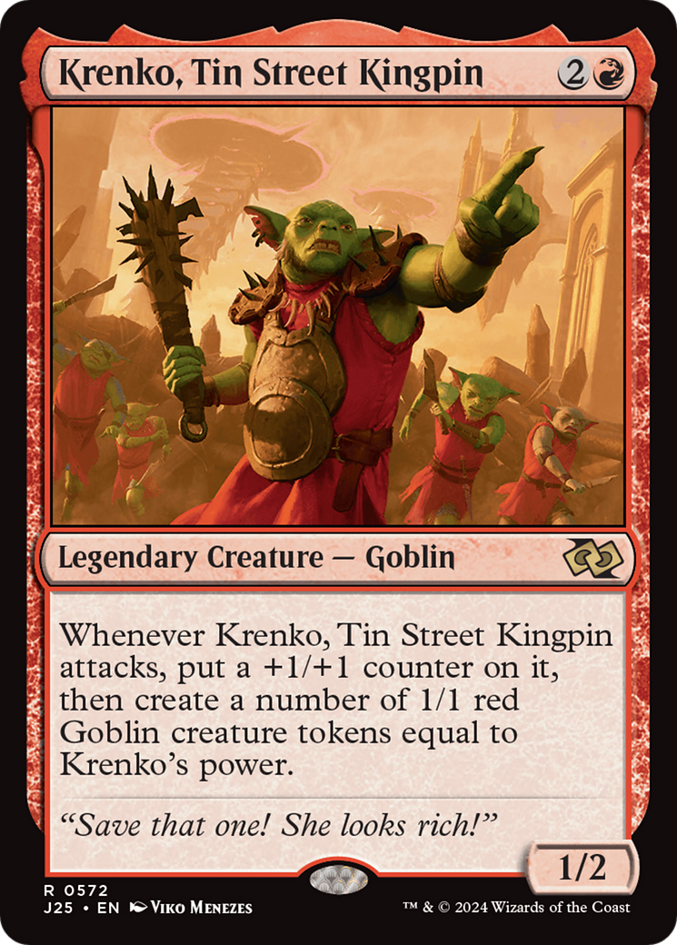 Krenko, Tin Street Kingpin [Foundations Jumpstart] | The CG Realm